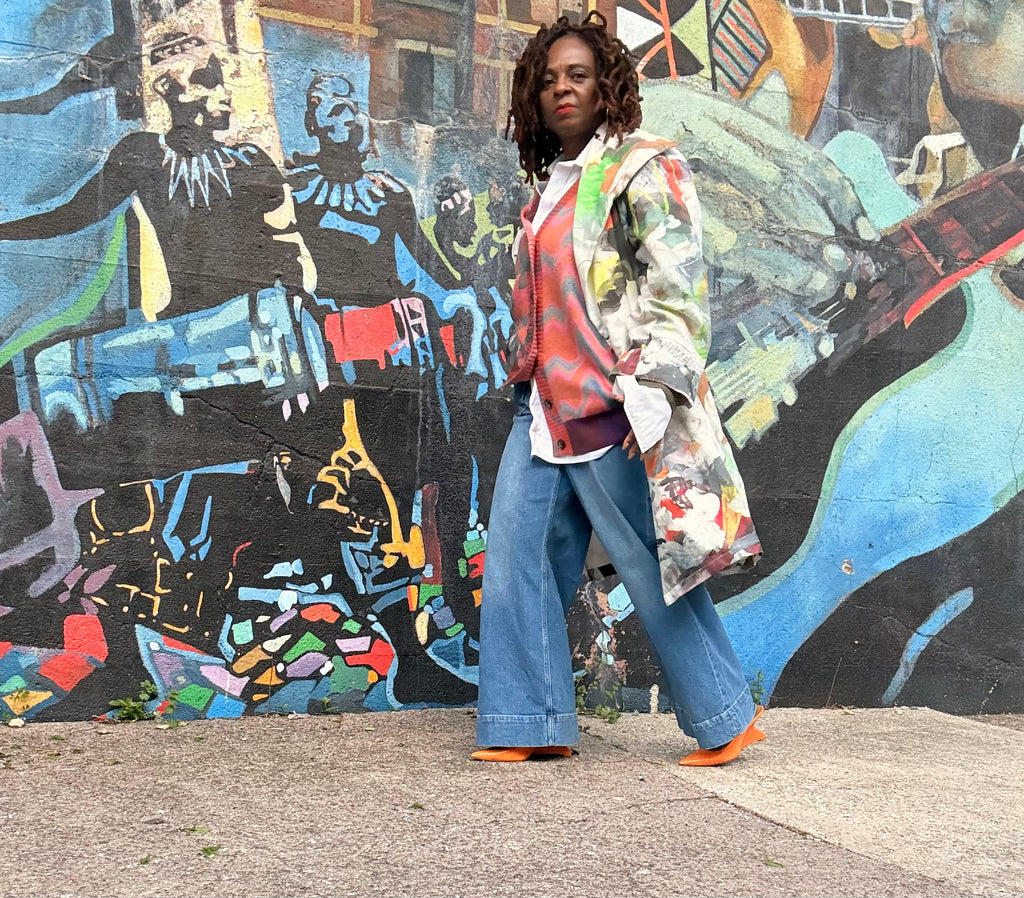 Splatter Print Cotton Kimono