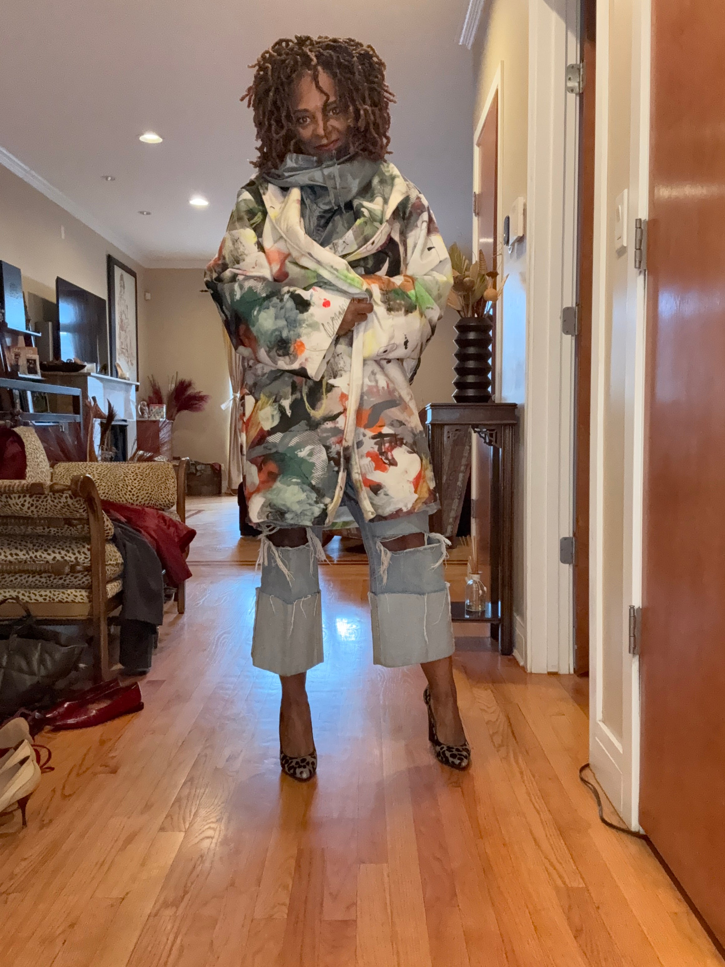 Velvet Kimono Jacket
