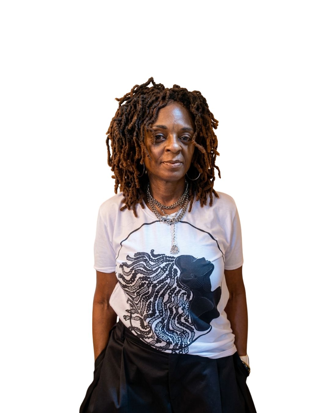 Wild & Peaceful Graphic T-shirt - Clear Moon