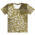 Graphic Print Women's T-shirt - Olive