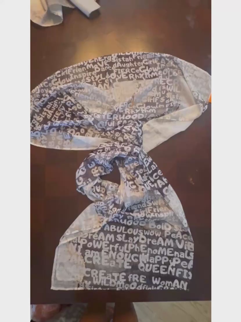 Graffiti Scarf