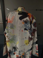 Splatter Print Cotton Kimono